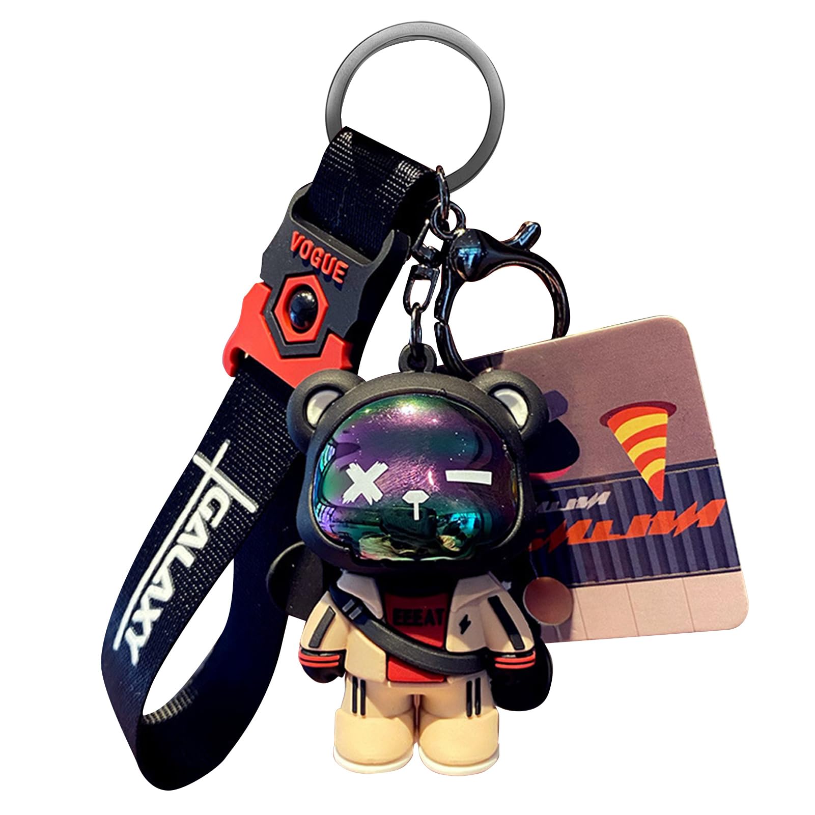 Amazon.co.jp: [Moerstar] キーホルダー 潮クール 熊 3D